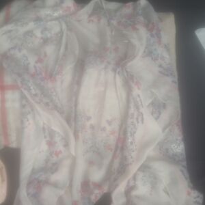 Floral Sheer Swim Coverup